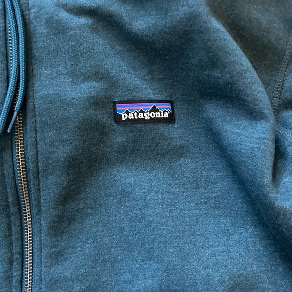 Patagonia Teal Zip-Up Hoodie - Picture 3 of 5
